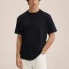 Mango ANOUK - T-Shirt Basic - Dunkles Marineblau | Herren