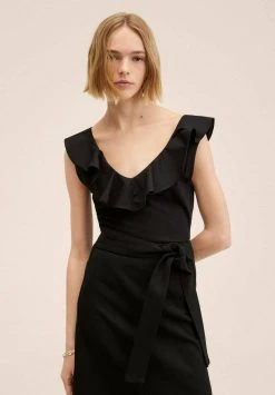 Mango Top - Zwart | Damen