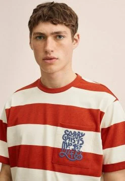 Mango RADIO - T-Shirt Print - Orange | Herren -Mango Populaire Boutique 8754b980a9e34baf92dd5e70c2a1667c