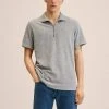 Mango MARIZIP - Poloshirt - Gris Claro Vigoré | Herren -Mango Populaire Boutique 875ff273960946cbbd9db5697dbde28c