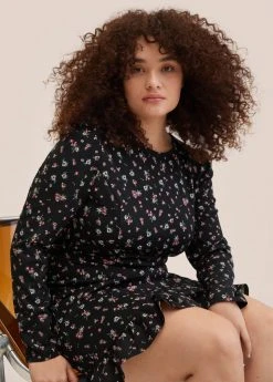 Mango PALOS - Freizeitkleid - Zwart | Damen -Mango Populaire Boutique 88f9675d86714288a380f33e90975b3b