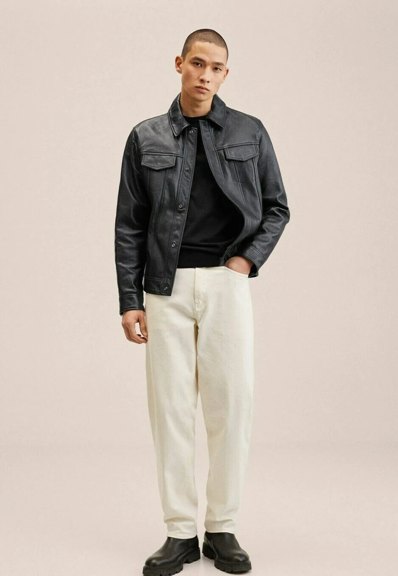 Mango GLOBO - Lederjacke - Noir | Herren 4 Mango GLOBO - Lederjacke - Noir | Herren – Bild 2