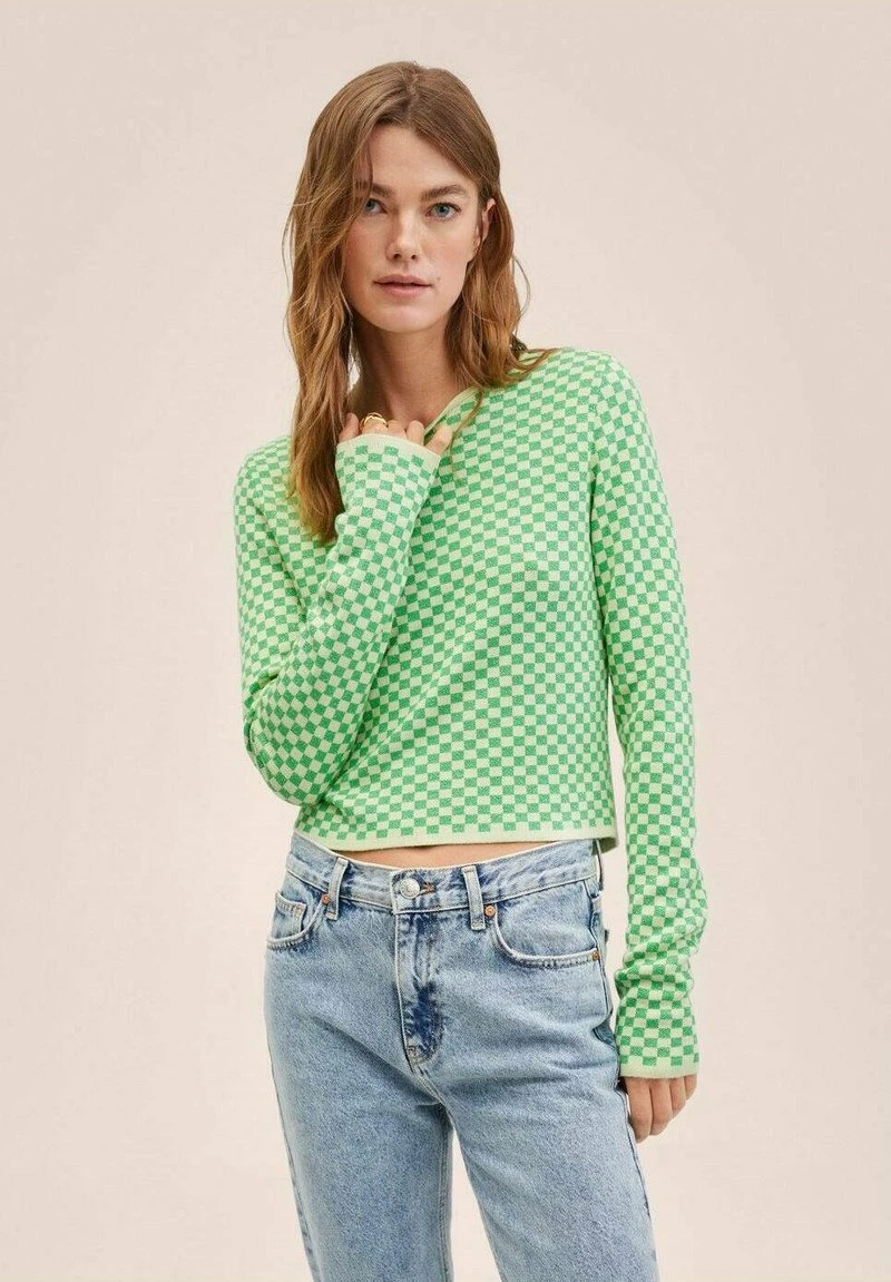 Mango CUADRI - Strickpullover - Groen | Damen 3 Mango CUADRI - Strickpullover - Groen | Damen