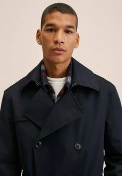 Mango TANGO - Trenchcoat - Navy Blå | Herren -Mango Populaire Boutique 8999be039cd24f22aa3eb5985cf4f41a