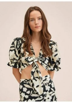 Mango Bluse - Black | Damen