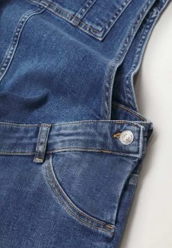 Mango Latzhose - Medium Blue | Damen -Mango Populaire Boutique 8a45cd3836154d81801e1b7bf72a558f