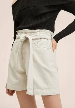 Mango Damen ARES - Jeans Shorts - écru