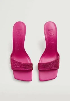 Mango BRILLY - Pantolette Hoch - Fuchsia | Damen -Mango Populaire Boutique 8ae55148ed894ab1b7dd7881c0003d2f