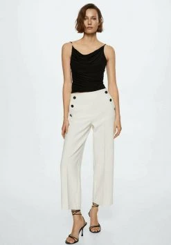 Mango GOLDYCRO - Stoffhose - Ecru | Damen 10 Mango GOLDYCRO - Stoffhose - Ecru | Damen -Mango Populaire Boutique 8b535c7e9cc94c74bbc4f125a406893d