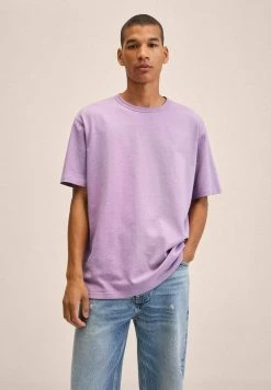 Mango ANOUK - T-Shirt Basic - Violet | Herren