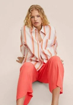 Mango LIFE - Stoffhose - Coral Red | Damen -Mango Populaire Boutique 8bdbfbaca47a43fb8d4ecb3cdbc13c73