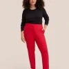 Mango BOTONES - Stoffhose - Red | Damen -Mango Populaire Boutique 8c5c6572cc6749c7a3815389217e9fe3
