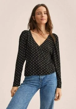 Mango TOPACIO - Bluse - Black | Damen