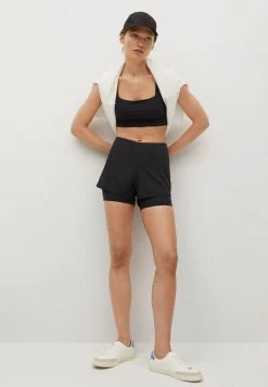 Mango Shorts - Noir | Damen -Mango Populaire Boutique 8ca36e5eece34eb3a3ca63bf22e4817b