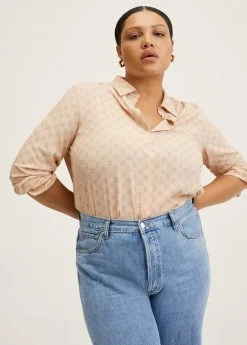 Mango Hemdbluse - Pastel Pink | Damen -Mango Populaire Boutique 8cea4784ce2e4cbeae0060bd0b277365