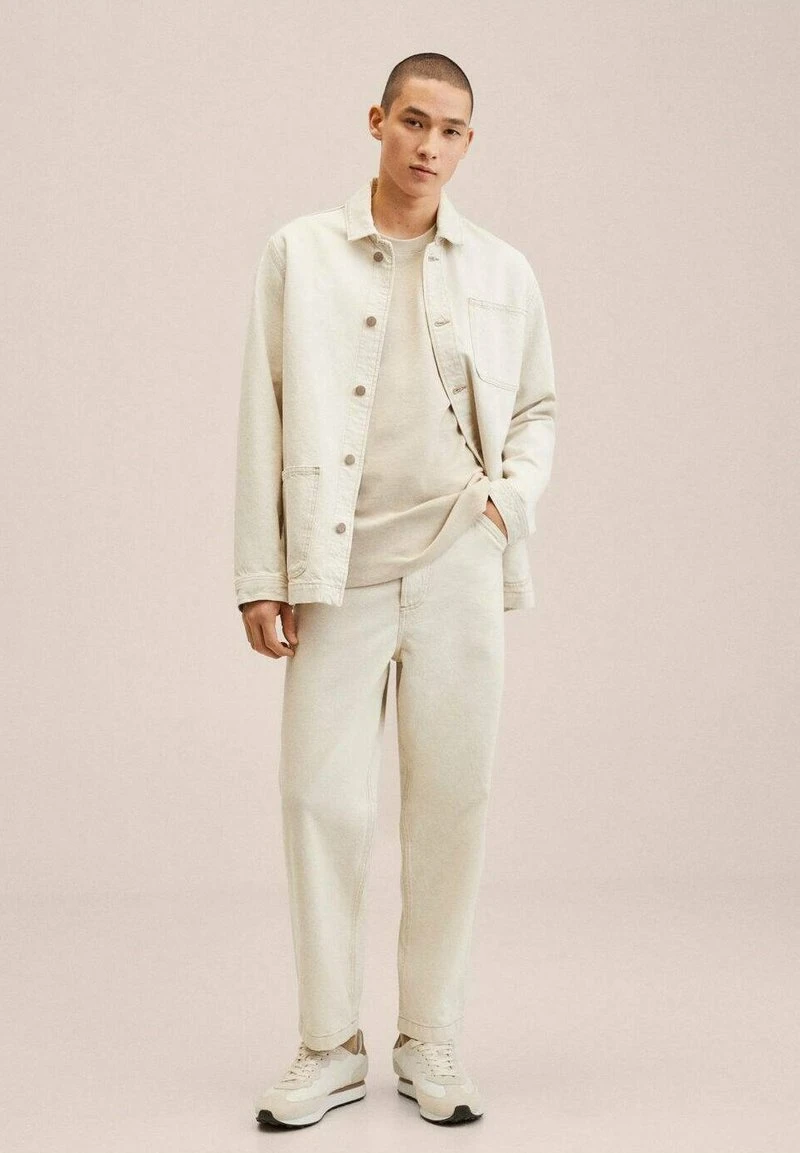 Mango Herren Jeans Relaxed Fit - écru 4 Mango Herren Jeans Relaxed Fit - écru – Bild 2