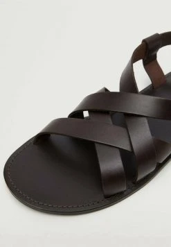 Mango ROMANA - Riemensandalette - Chocolat | Herren -Mango Populaire Boutique 8d21f229536d49de849c4b7a5c52c0e8