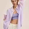 Mango Damen SARAY - Hemdbluse - Roze