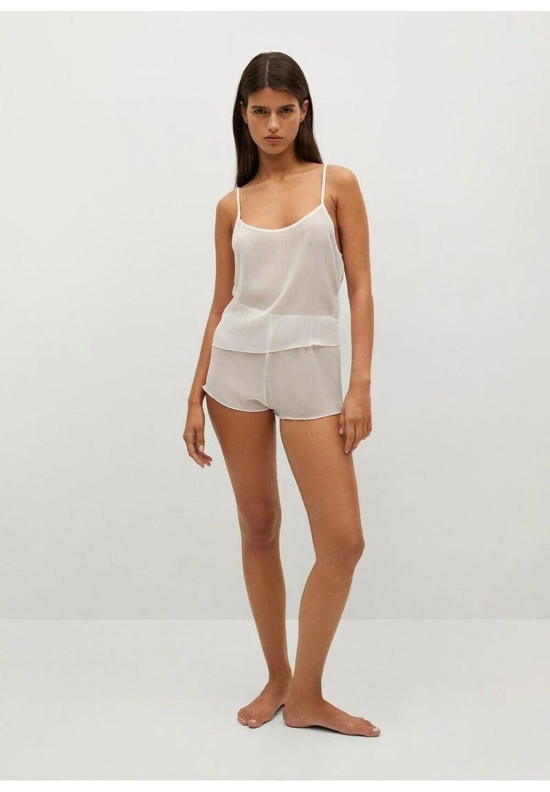 Mango Nachtwäsche Shirt - Ecru | Damen 4 Mango Nachtwäsche Shirt - Ecru | Damen – Bild 2