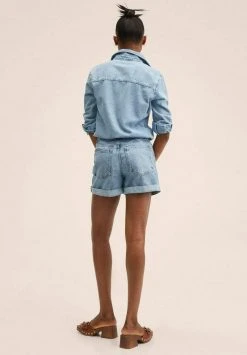 Mango MOM - Jeans Shorts - Middenblauw | Damen -Mango Populaire Boutique 8de34611858c4161877bc13bcfb75a6a