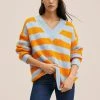 Mango Damen LASTRUM - Strickpullover - Orange -Mango Populaire Boutique 8dee7e34cb9742639f32966ba8814e59