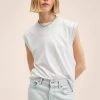 Mango Damen Top - Wit 2 Mango Damen Top - Wit -Mango Populaire Boutique 8e9d90a66f5a432480315020c38820c7