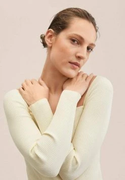 Mango GLASS - Strickpullover - écru | Damen -Mango Populaire Boutique 8ef60cd5b5a549349315e02e968bb21e