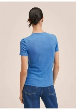 Mango CAMPIT - T-Shirt Basic - Blauw | Damen -Mango Populaire Boutique 8f7ec50028f5461384ef4a73a4d0a1b1