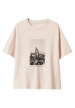Mango PSGCHEMA - T-Shirt Print - Nude | Damen -Mango Populaire Boutique 8fac3f84086b46b180cf88b48325bd5b