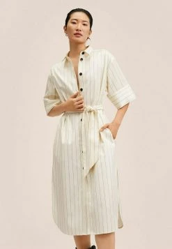 Mango ACERO A - Blusenkleid - Ecru | Damen