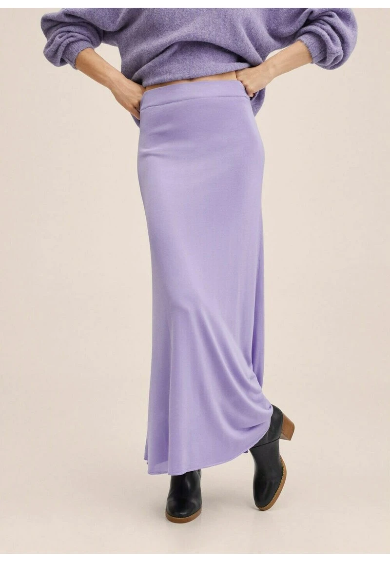 Mango NOISETTE - Maxirock - Světle/pastelově Purpurová | Damen 3 Mango NOISETTE - Maxirock - Světle/pastelově Purpurová | Damen