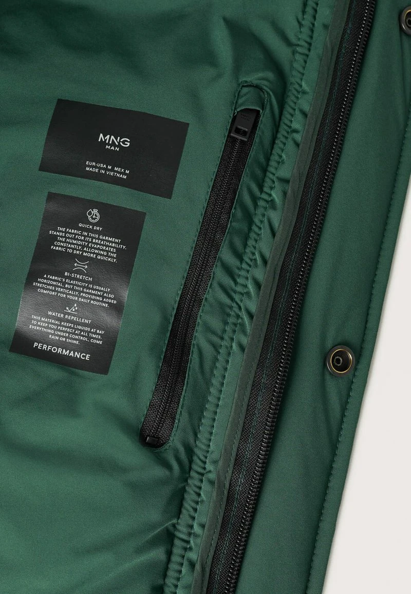 Mango Wintermantel - Dark Green | Herren 9 Mango Wintermantel - Dark Green | Herren – Bild 7