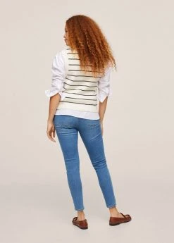 Mango MTERNITB-I - Jeans Skinny Fit - Medium Blue | Damen -Mango Populaire Boutique 92510b6368f94002b21473e0eb403a12