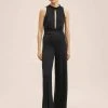 Mango Damen Jumpsuit - Zwart -Mango Populaire Boutique 92511bf0b0c6427bb86f4ec8c00b5567
