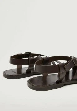 Mango ROMANA - Riemensandalette - Chocolat | Herren -Mango Populaire Boutique 927c56c3974b45bebe9194ddedcde58a