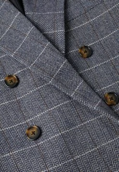 Mango TELMO - Kurzmantel - Blau | Damen -Mango Populaire Boutique 92b0af66065145e989f633d69645a70b