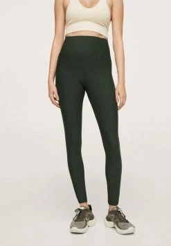 Mango TÉCNICOS COMPRESIVOS - Leggings - Hosen - Khaki | Damen
