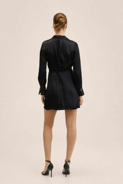 Mango SABRINA - Cocktailkleid/festliches Kleid - Noir | Damen -Mango Populaire Boutique 9373369db59b414991e9e6b969b75713