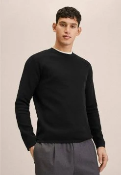 Mango ANOMIC - Strickpullover - Black | Herren