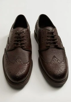 Mango DERBY I LASERSKÅRET LÆDER - Sportlicher Schnürer - Læder | Herren -Mango Populaire Boutique 9395286f03b54f0d817daffe16d46db8