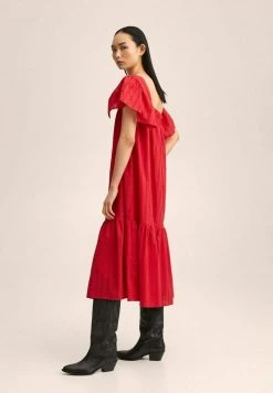 Mango RUFU-H - Freizeitkleid - Rood | Damen -Mango Populaire Boutique 941901b9bfd0470ebdc986820d9c0736