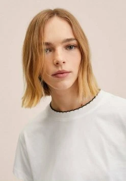 Mango BONIS - T-Shirt Basic - Wit | Damen -Mango Populaire Boutique 946fa8194f8c434896edcc922a0a467a