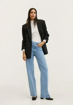 Mango Damen NORA - Flared Jeans - Mittelblau -Mango Populaire Boutique 94d01c31aabf474ca7f1774e0eda941d