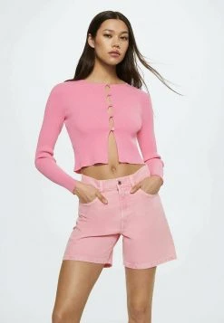 Mango ZAIDA - Jeans Shorts - Bubblegum Pink | Damen