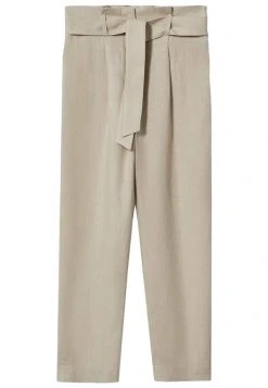 Mango AMPABELT - Stoffhose - Gris Clair Pastel | Damen -Mango Populaire Boutique 95605279a35e47b0bfc0ec83644fa615