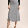Mango VEGA - A-Linien-Rock - Mellem Lynggrå | Damen -Mango Populaire Boutique 95a5369103184c96843f4f78025af236