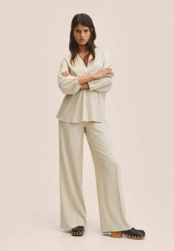 Mango RUSTIK A - Stoffhose - Beige | Damen -Mango Populaire Boutique 95c2707f2b52471b8e31455113e7405c