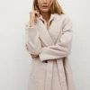 Mango LAPIZ - Klassischer Mantel - Beige | Damen -Mango Populaire Boutique 9666f3f1e6504f84a0e2e2d3394300bb