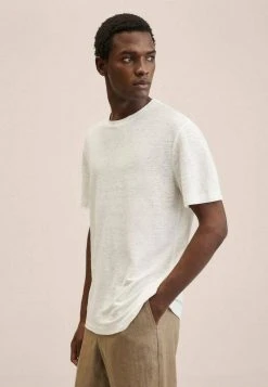 Mango LIMANB - T-Shirt Basic - Blanc | Herren -Mango Populaire Boutique 96fb7cf60c6346ab87f60eee115e61b5