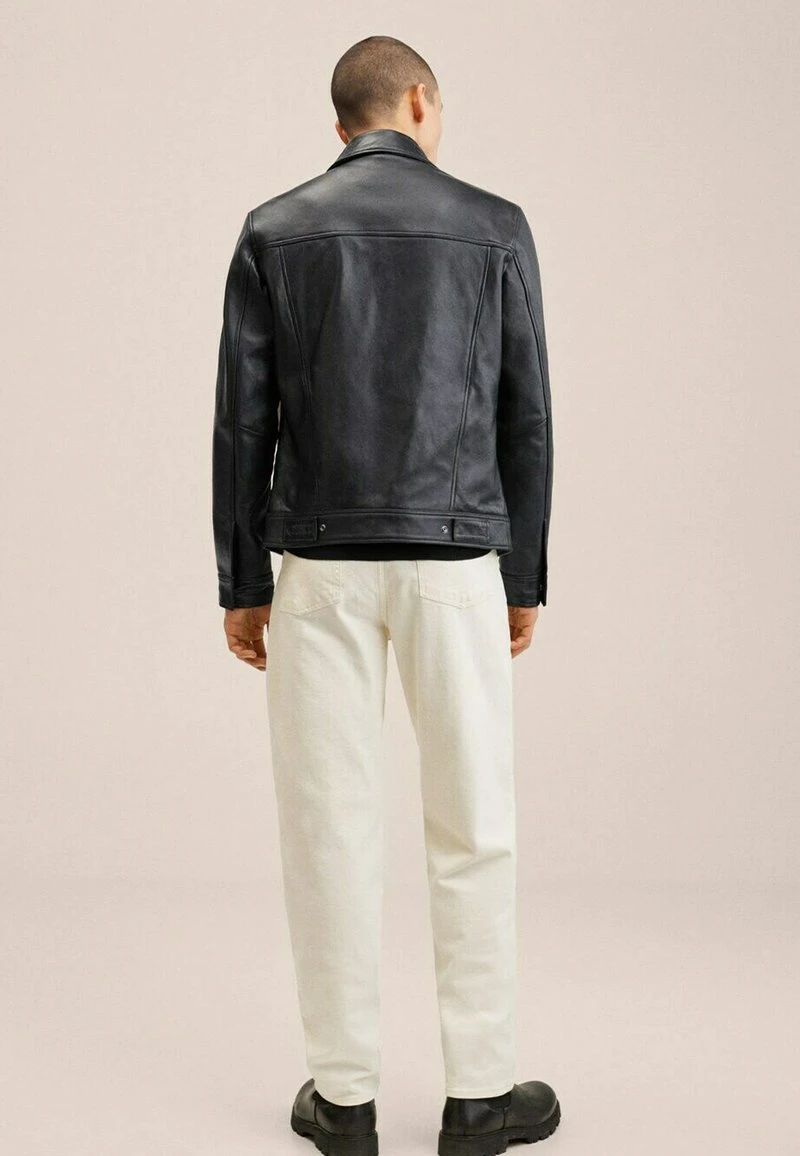 Mango GLOBO - Lederjacke - Noir | Herren 5 Mango GLOBO - Lederjacke - Noir | Herren – Bild 3